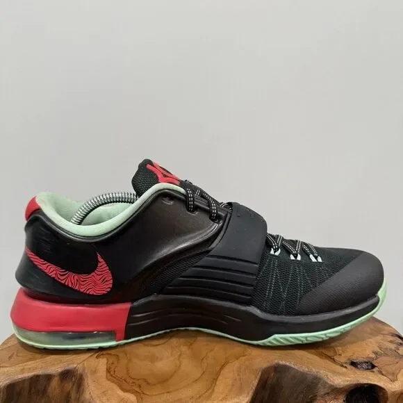 Nike KD VII 7 Good Bad Apple Black Red Mint Green 653996-063 size 11